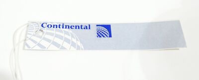 CONTINENTAL AIRLINES BAG TAG LUGGAGE TAG