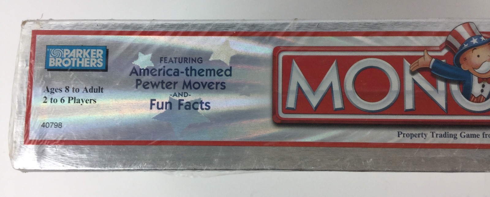 Monopoly Game Family Board Sealed The America Special Edition  2002 vintage New