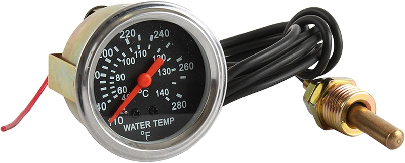 Water Temp Gauge SSW0003 for Tractor Auto Truck Ford Chevy Universal