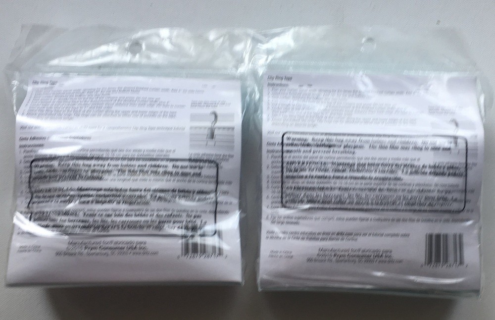 NEW Lot/2 Dritz Clip Ring Tape 4 inches x 6 Yards, Sewing Curtain Tape, SEALED