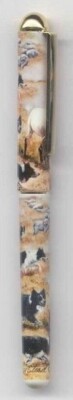 Writing Pen BORDER COLLIE Dog Breed Smooth Rollerball Black Ink Pen