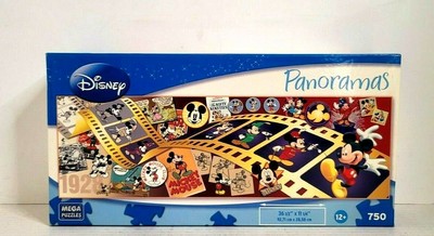 Disney Panoramas Puzzle - Mickey Through the Years 750 PC 2009 BRAND NEW SEALED!