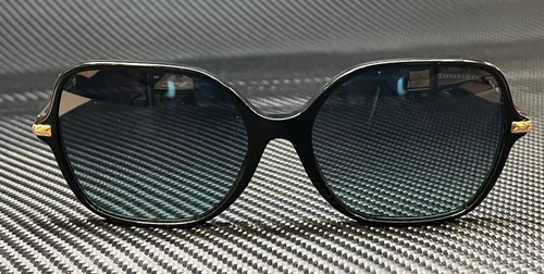 Pre-owned Tiffany & Co . Tf4191 80019s Black Blue Gradient Women's 57 Mm Sunglasses