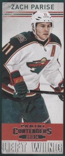 2013-14 Panini Playoff Contenders - Zach Parise #22