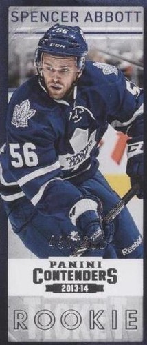 2013-14 Panini Playoff Contenders - Spencer Abbott #112