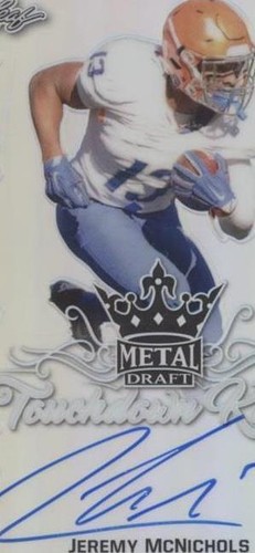 2017 Leaf Metal Draft Jeremy McNichols #TK-JM1