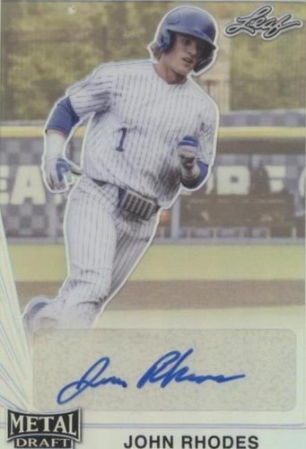 2021 Leaf Metal Draft - John Rhodes #LA-JR1