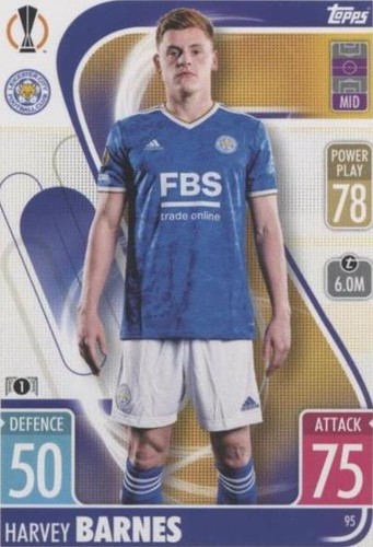 2021-22 Topps Match Attax UCL Harvey Barnes #95