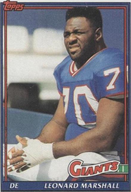 1991 Topps Leonard Marshall #14