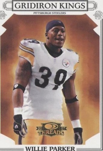 2007 Donruss Threads Willie Parker #PGK-47
