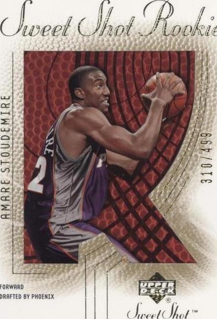2002-03 Upper Deck Sweet Shot - Amar'e Stoudemire #124