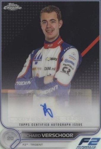 2022 Topps Chrome Formula 1 - Richard Verschoor #CAC-RV