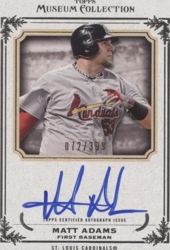 2013 Topps Museum Collection - Matt Adams #AA-MA