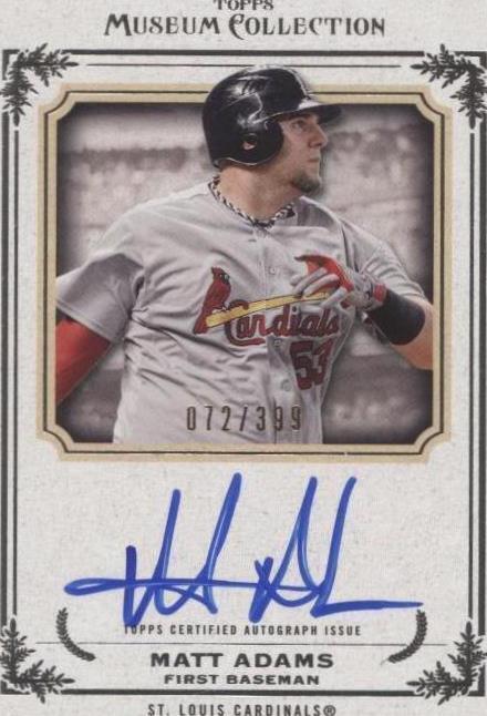 Colección del Museo Topps 2013 - Matt Adams #AA-MA
