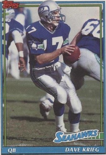 1991 Topps Dave Krieg #268