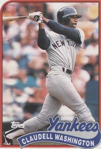 1989 Topps - Claudell Washington #185