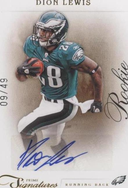 2011 Panini Prime Signatures Dion Lewis #190