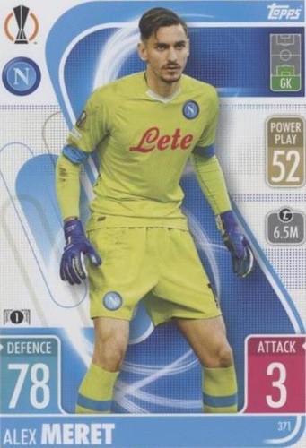 2021-22 Topps Match Attax UCL Alex Meret #371