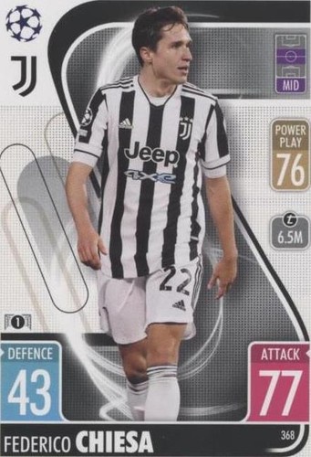 2021-22 Topps Cristiano Ronaldo & Federico Chiesa Match