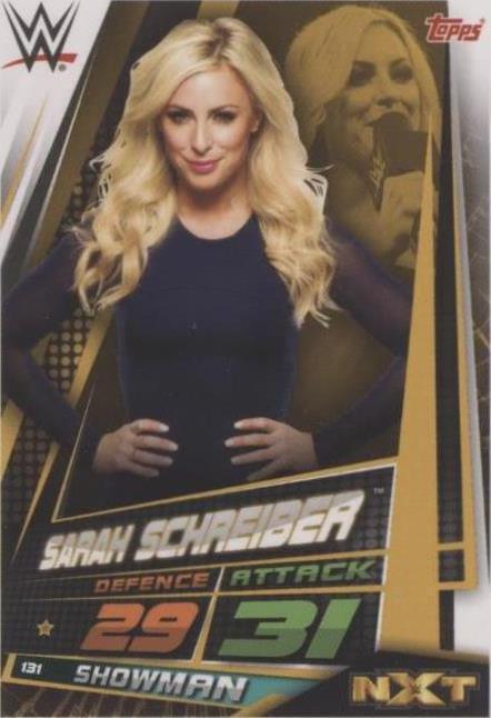 2019 Topps WWE Slam Attax Universe - Sarah Schreiber #131