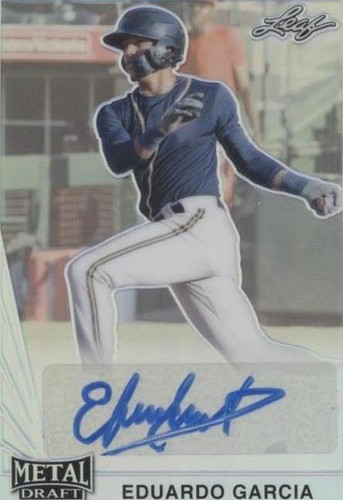 2021 Leaf Metal Draft - Eduardo Garcia #LA-EG1