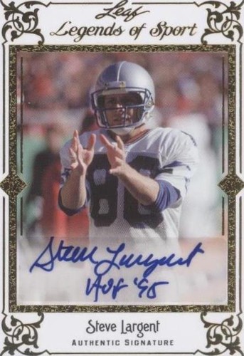 2012 Leaf Legends of Sport Steve Largent #BA-SL1