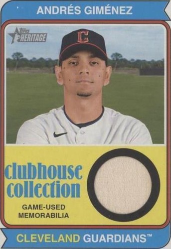 2023 Topps Heritage - Andres Gimenez #CCR-AG