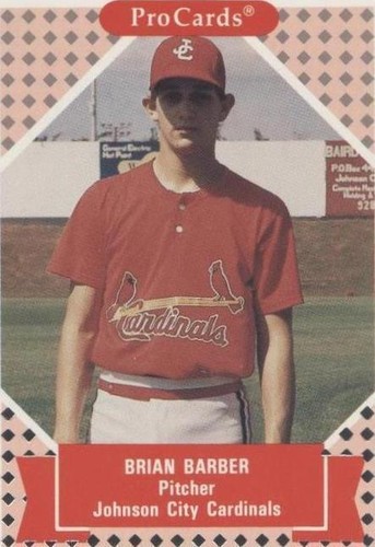 1991 ProCards Tomorrow's Heroes - Brian Barber #324