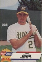 1993 Fleer ProCards Minor League - Jason Giambi #808