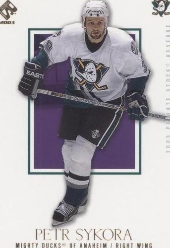 2002-03 Pacific Private Stock Reserve - Petr Sykora #3