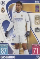 2021-22 Topps Match Attax UCL Casemiro #233
