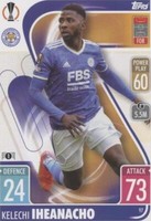 2021-22 Topps Match Attax UCL Kelechi Iheanacho #97