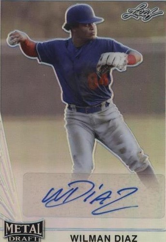 2021 Leaf Metal Draft - Wilman Diaz #LA-WD1