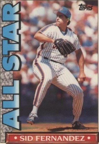 1990 Topps TV Glossy All-Star Set - Sid Fernandez #61