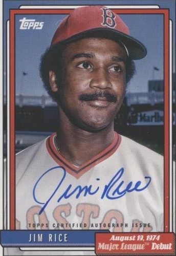 2022 Topps Archives - Jim Rice #72DB-JRE