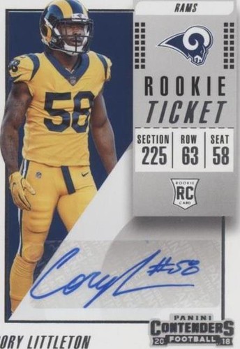 2018 Panini Contenders Cory Littleton #311
