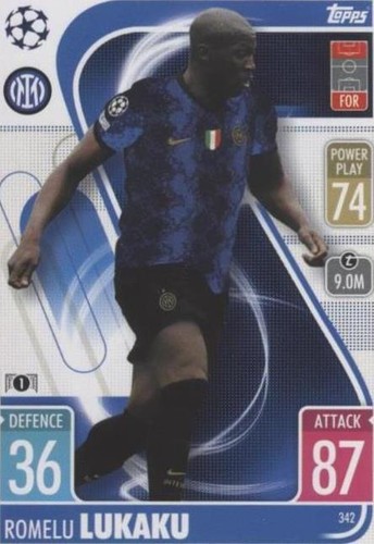 2021-22 Topps Match Attax UCL Romelu Lukaku #342