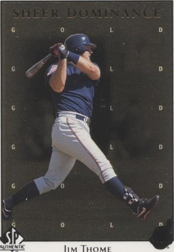 1998 SP Authentic - Jim Thome #SD37