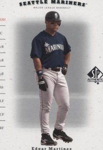 2001 SP Authentic - Edgar Martinez #17