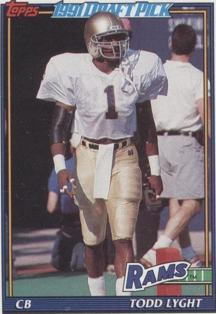 1991 Topps Todd Lyght #523