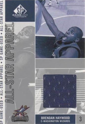 2002-03 SP Game Used Edition - Brendan Haywood #BH-AS