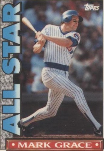 1990 Topps TV Glossy All-Star Set - Mark Grace #63