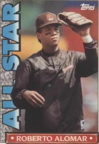 1990 Topps TV Glossy All-Star Set - Roberto Alomar #35