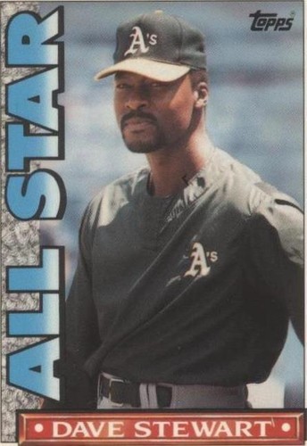 1990 Topps TV Glossy All-Star Set - Dave Stewart #16