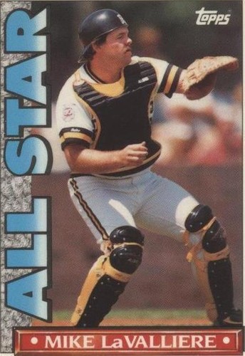 1990 Topps TV Glossy All-Star Set - Mike LaValliere #57