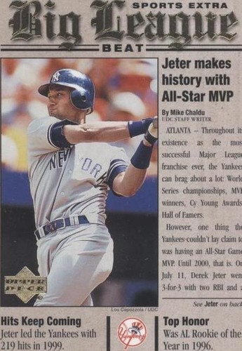 2001 Upper Deck - Derek Jeter #BB12