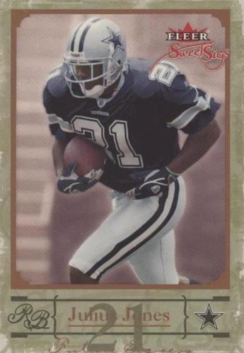 2004 Fleer Sweet Sigs Julius Jones #94