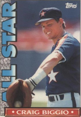 1990 Topps TV Glossy All-Star Set - Craig Biggio #41