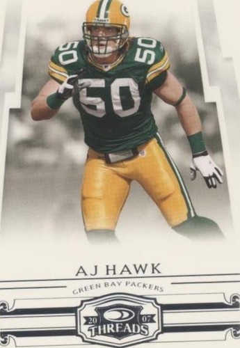 2007 Donruss Threads A.J. Hawk #90