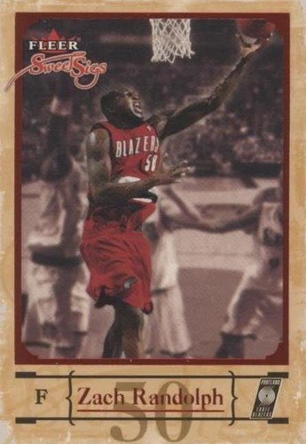 2004-05 Fleer Sweet Sigs - Zach Randolph #65